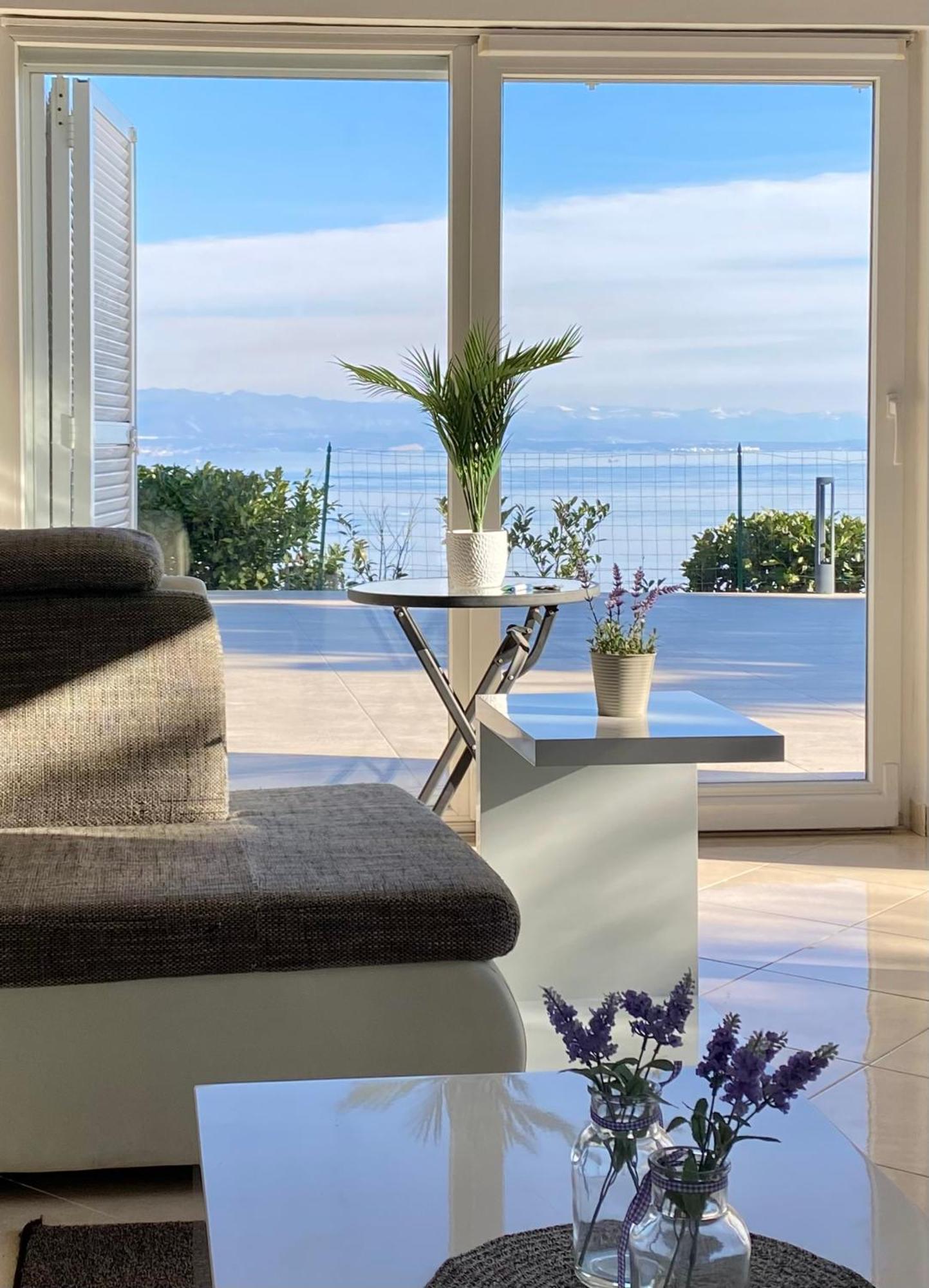 Luxury Villa Eternity - Marvelous Sea View - Box Spring Beds - Opatija-ポリチャネ エクステリア 写真