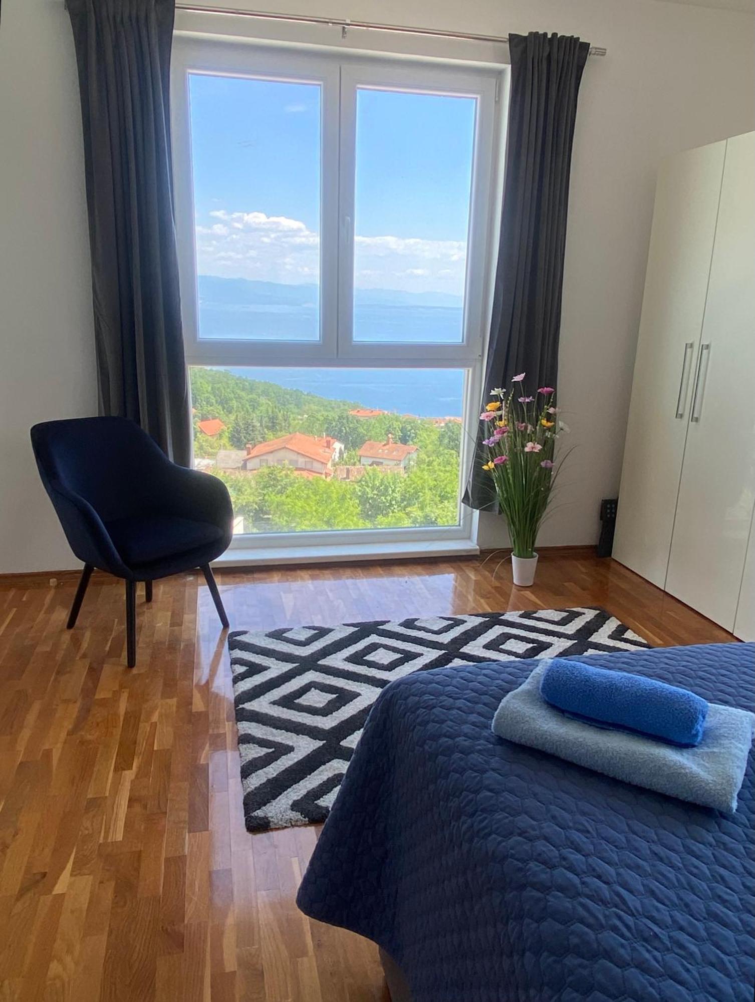 Villa Eternity - Panoramic Sea View - Boxspringbetten - Pool - Opatija-Poljane エクステリア 写真