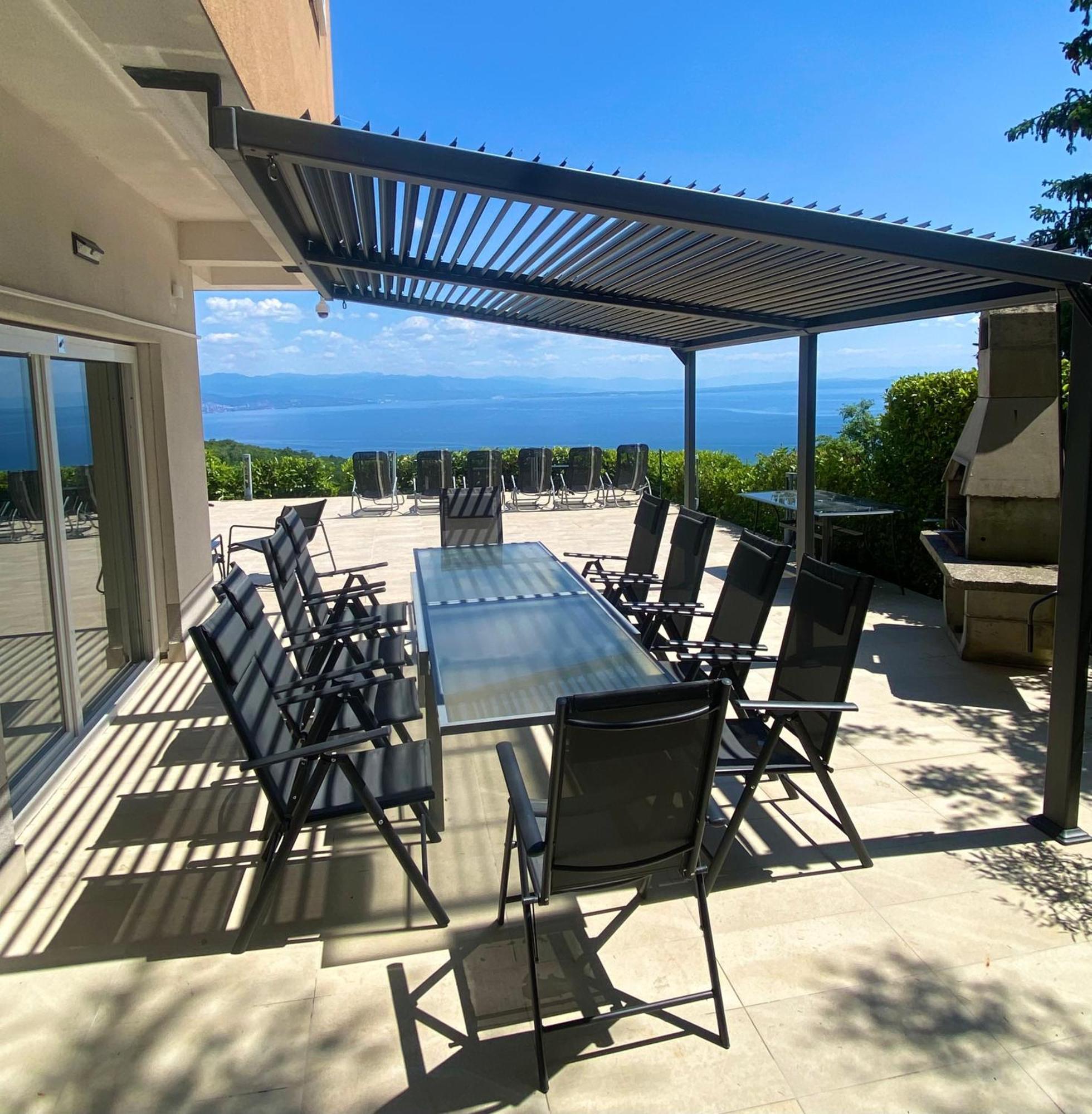 Villa Eternity - Panoramic Sea View - Boxspringbetten - Pool - Opatija-Poljane エクステリア 写真